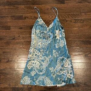 Silky mini dress